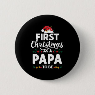 Lustiges erstes Weihnachten als werdender Papa Neu Button