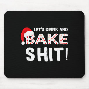 Lustiges Erwachsener Weihnachten Back-Shirt, Trink Mousepad