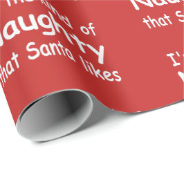 lustiges erwachsenes Weihnachten, das ich die Geschenkpapier