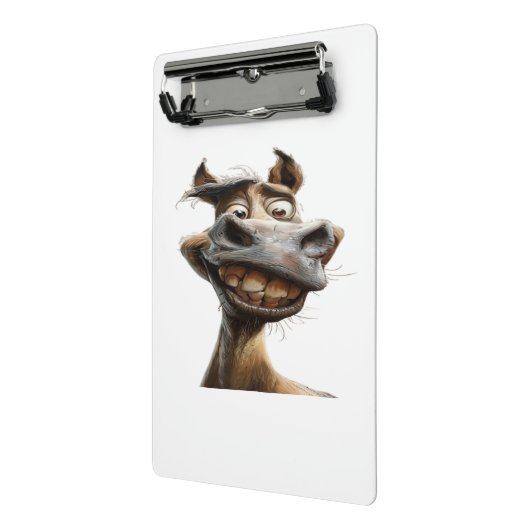 lustiges Eselkunstdesign Mini Klemmbrett (Gewinkelt2)