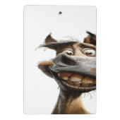 lustiges Eselkunstdesign Mini Klemmbrett (Rückseite)