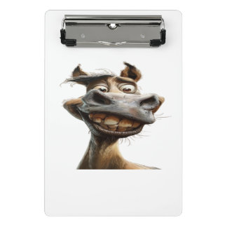 lustiges Eselkunstdesign Mini Klemmbrett