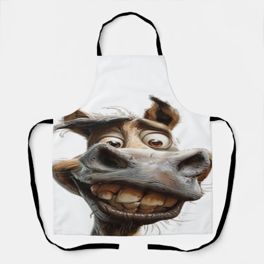 lustiges Eselkunstdesign Schürze (Vorderseite)