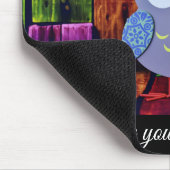 Lustiges Eule mousepad-, was Sie betrachtend sind? Mousepad (Ecke)