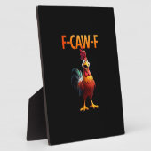 Lustiges F-Caw-F Huhn F-Caw-F Huhn Gothic Vinta Fotoplatte (Seite)