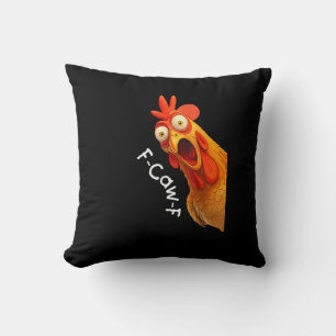 Lustiges F-Caw-F Huhn F-Caw-F Huhn Kreatives Casua Kissen