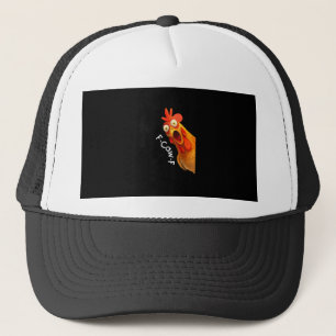 Lustiges F-Caw-F Huhn F-Caw-F Huhn Kreatives Casua Truckerkappe