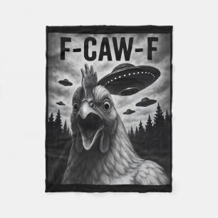 Lustiges F-caw-f Huhn Fcawf Huhn Männer Frauen F C Fleecedecke