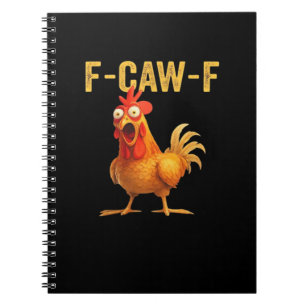 Lustiges F-Caw-F Huhn Kreatives Casual Notizblock