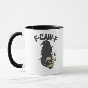 Lustiges F-Caw-F-Krähe Vintage Humor Essential Cre Tasse