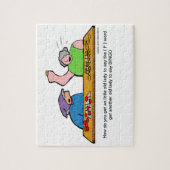 Lustiges f-Wort-Bingo-Cartoon-Puzzlespiel Puzzle (Vertikal)