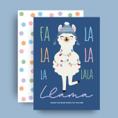 Lustiges Fa La La Llama Fleece Navidad Weihnachten