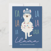 Lustiges Fa La La Llama Fleece Navidad Weihnachten (Vorderseite)