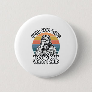Lustiges Facepalm Retro Zitat Vintage Gravur Shirt Button