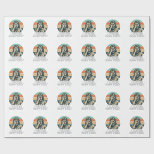 Lustiges Facepalm Vintage Gravur Zitat Design_1 Geschenkpapier