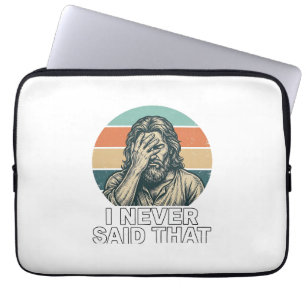 Lustiges Facepalm Vintage Gravur Zitat Design_1 Laptopschutzhülle