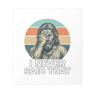 Lustiges Facepalm Vintage Gravur Zitat Design_1 Notizblock