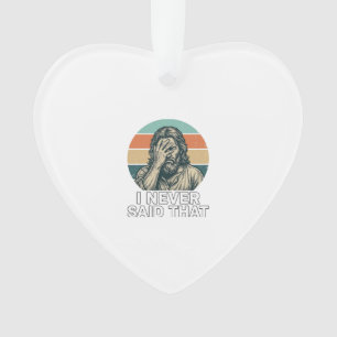 Lustiges Facepalm Vintage Gravur Zitat Design_1 Ornament