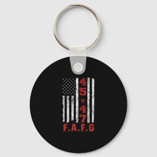 Lustiges Fafo Trump-Shirt Präsident 47 Trump Fafo Schlüsselanhänger