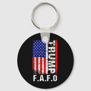 Lustiges Fafo Trump-Shirt Präsident 47 Trump Fafo Schlüsselanhänger