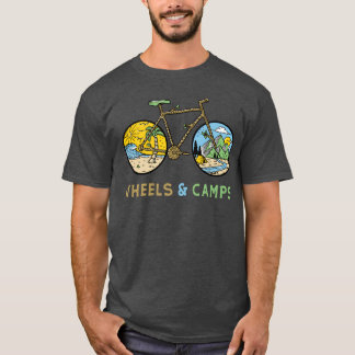 Lustiges Fahrrad-Camping T-Shirt