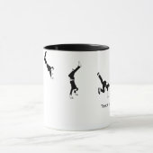 Lustiges Fahrrad, das ist, gerade wie ich rolle - Tasse (Zentrum)