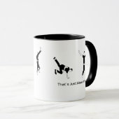 Lustiges Fahrrad, das ist, gerade wie ich rolle - Tasse (VorderseiteRechts)