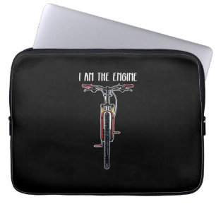 Lustiges Fahrrad, ich bin der Motor Laptopschutzhülle