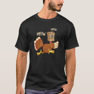 Lustiges falsches Katzenmiauen Erntedankfest Truth T-Shirt