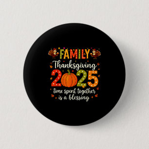 Lustiges Familienthanksgiving 2025-Shirt - Süßer K Button