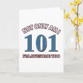 Lustiges fantastisches bei 101 karte (Gelbe Blume)