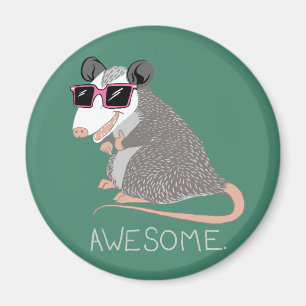 Lustiges fantastisches Opossum Magnet