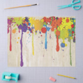 LUSTIGES FARBspritzen II + Ihr backgr. u. Ideen Seidenpapier (Basteln)