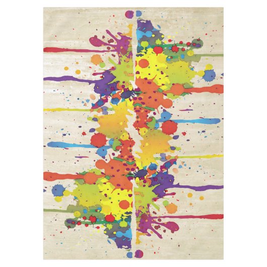 LUSTIGES FARBspritzen II + Ihr backgr. u. Ideen Tischdecke (Vorderseite)