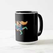 Lustiges Farmleben Design Tasse (VorderseiteRechts)