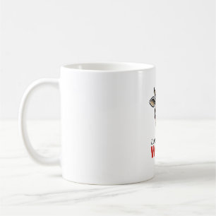 Lustiges Färsenkuh Vintage-Stich-Shirt-Design_1 Kaffeetasse