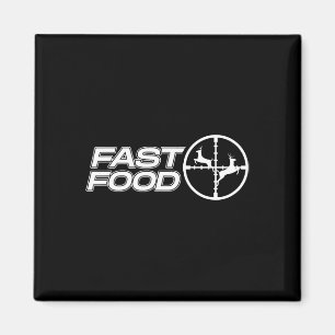 Lustiges Fast-Food-Hirschjagd-Geschenk für Jäger M Magnet
