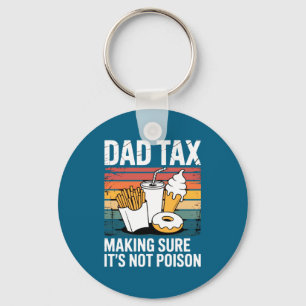 Lustiges Fast Food Ison Tester Geschenk Retro Papa Schlüsselanhänger