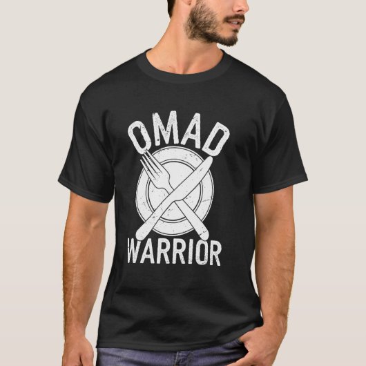 Lustiges Fasten OMAD T-Shirt (Vorderseite)
