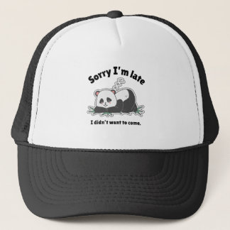 Lustiges Faules-Panda-Design Truckerkappe