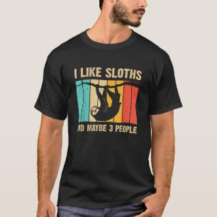 Lustiges Faultier-Design für Faultierliebhaber Män T-Shirt
