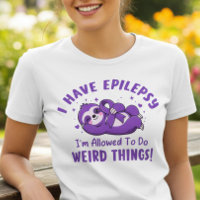 Lustiges Faultier Epilepsie-Bewusstseinsgeschenk