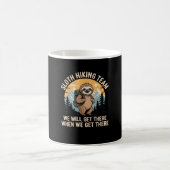 Lustiges Faultier Wander T-Shirt_2 Kaffeetasse (Mittel)