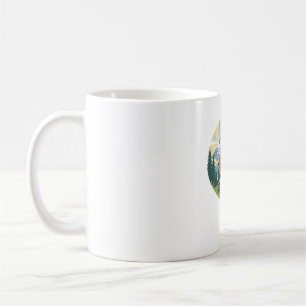 Lustiges Faultier Wandert-Shirt in Übergröße Kaffeetasse
