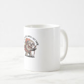 Lustiges Faultier-Wanderteam - Langsam und Beständ Kaffeetasse (VorderseiteRechts)
