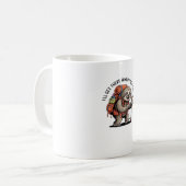 Lustiges Faultier-Wanderteam - Langsam und Beständ Kaffeetasse (Vorderseite Links)
