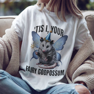 Lustiges Feen-Gottes-Opossum-Magie-Opossum-Shirt T-Shirt