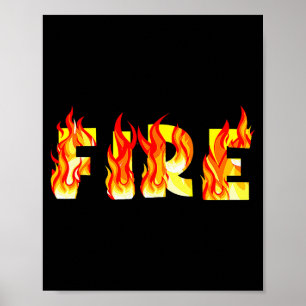 Lustiges Feuer- und Eis-Feuer-Paar-Diy-Kostüm Hall Poster