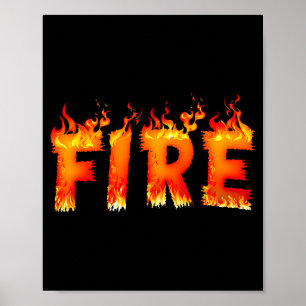 Lustiges Feuer- und Eis-Kostüm Halloween 2024 Fami Poster