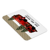 Lustiges Feuerwehrmann-Feiertagsgeschenk Magnet (Rechte Seite)